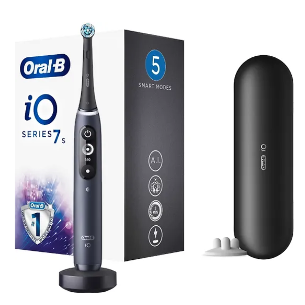 Электрическая зубная щетка Oral-B iO Series 7s черная, Oral-B iO Series 7s, Oral-B
