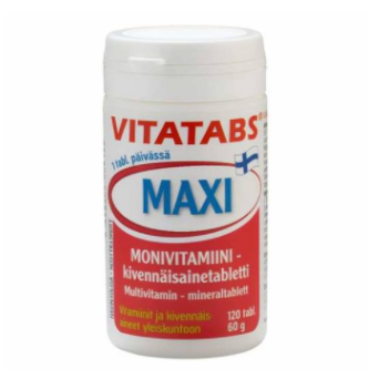 HANKINTATUKKU OY Vitatabs Maxi мультивитамины 120 таблеток