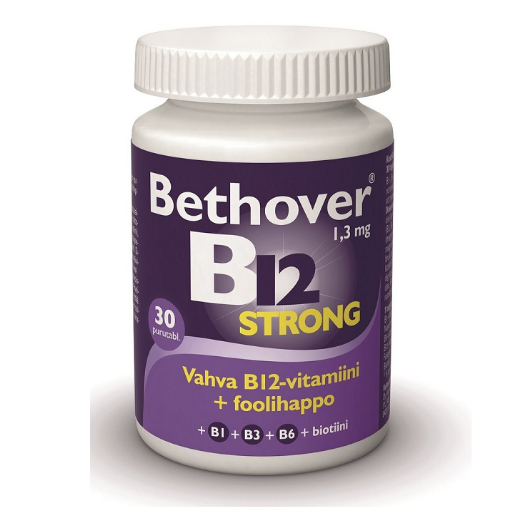Витамины Bethover Strong B12 + фолиевая кислота 30 шт.