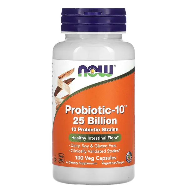 Пробиотик - 10 Now Foods 25 миллиардов в капсулах 100 шт.