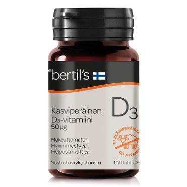Витамин D3 Bertil´s Kasviperainen в таблетках 100 шт.