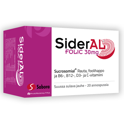 SiderAL Folic 30 мг в дозированных порциях 20 шт.