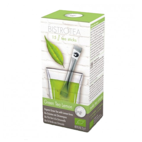 Зелёный чай в стиках Bistrotea Green Tea Lemon 15 шт