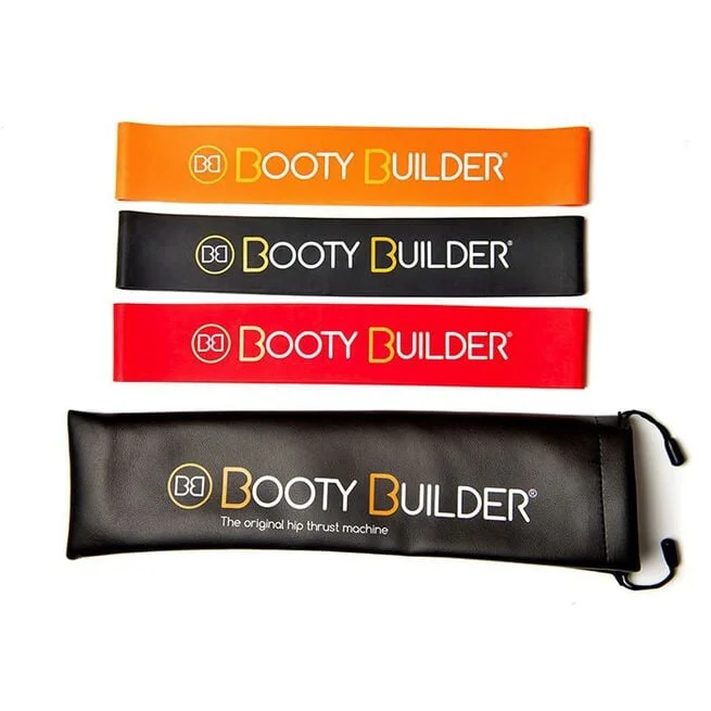Черные мини-ленты Booty Builder, 3 шт.