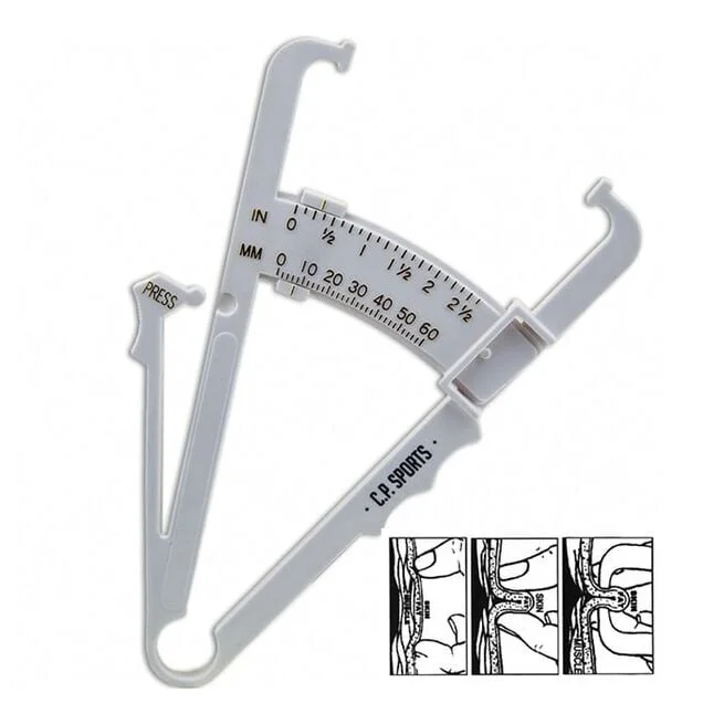 Измеритель жира в организме Fat Caliper, белый