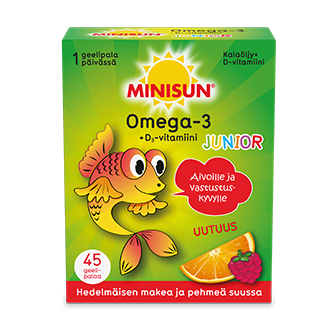 Рыбий жир с витамином D для детей Minisun Omega 3 Junior 45 шт. 