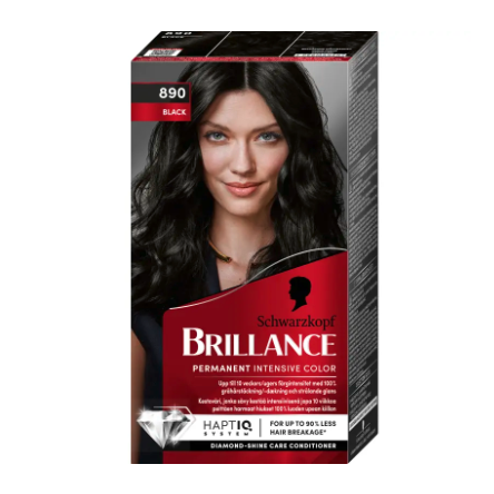 Краска для волос Schwarzkopf Brillance 890 Black