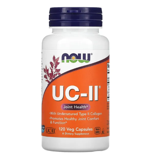 Пищевая добавка UC-II Now Foods для суставов с неденатурированным коллагеном типа II в капсулах 120 шт.