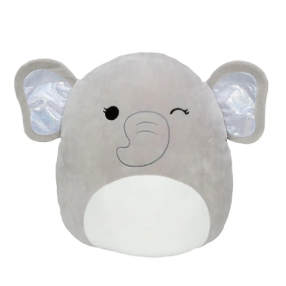 Плюшевая игрушка-подушка Squishmallows Слон 50см