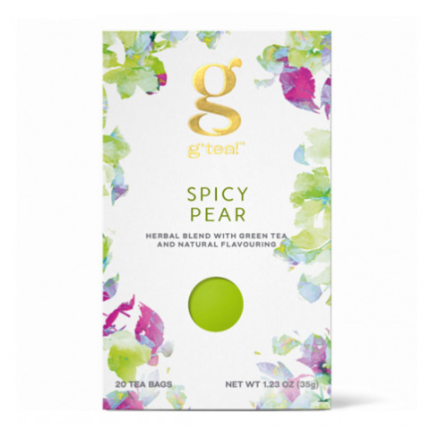 Травяной чай в пакетиках G'tea Spicy Pear 20 шт