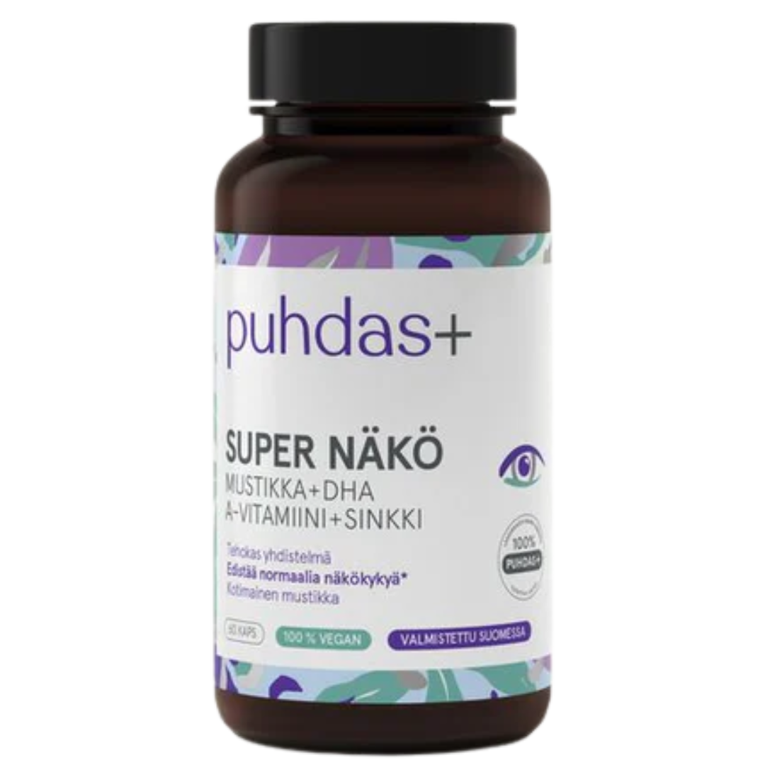 Puhdas+ Super Nako для зрения, 60 капсул