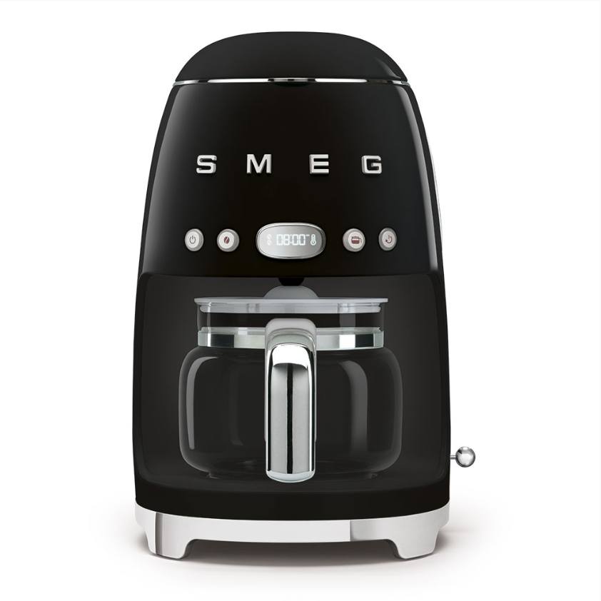 Кофеварка с фильтром Smeg 50's Style Black DCF02BLEU