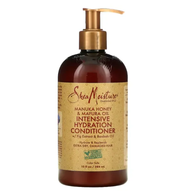 Кондиционер для интенсивного увлажнения сухих и поврежденных волос Shea Moisture с медом манука и маслом мафуры 384 мл