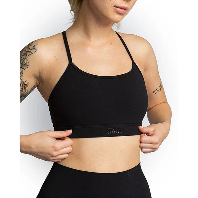 Спортивный бюстгальтер Studio Light, матовый черный