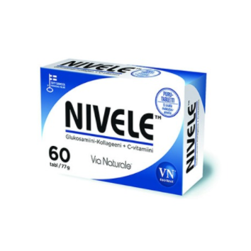VIA NATURALE VN Nivele глюкозамин-коллаген + C, 60 таблеток