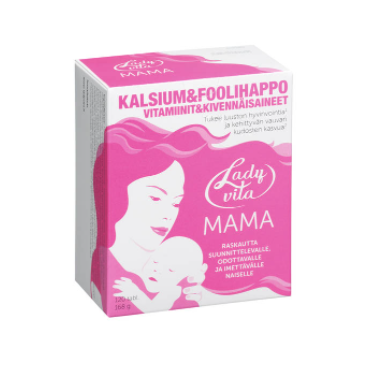 ORKLA HEALTH Lady vita Mama Ca+Multivitamin 120 таблеток
