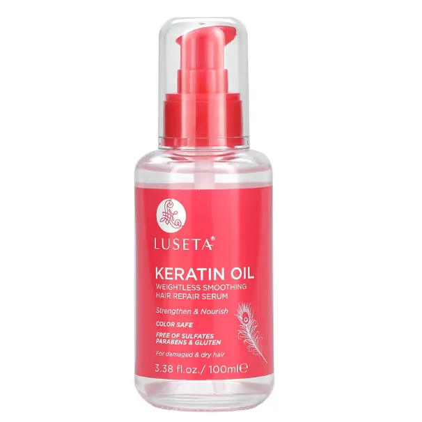Восстанавливающая сыворотка для регенерации и укрепления волос Luseta Beauty с кератиновым маслом 100 мл