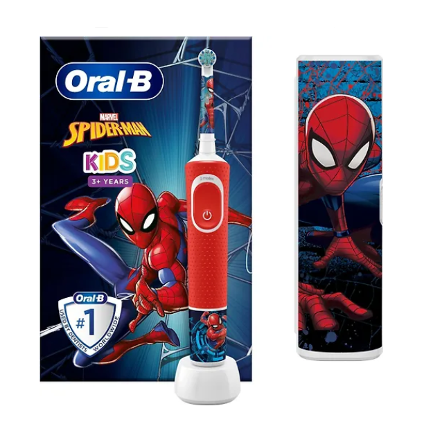 Электрическая зубная щетка Oral-B Kids Spider Man, Oral-B Kids, Oral-B