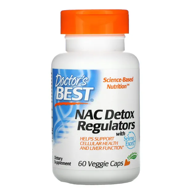 Регуляторы детоксикации NAC Doctor's Best в капсулах 60 шт.