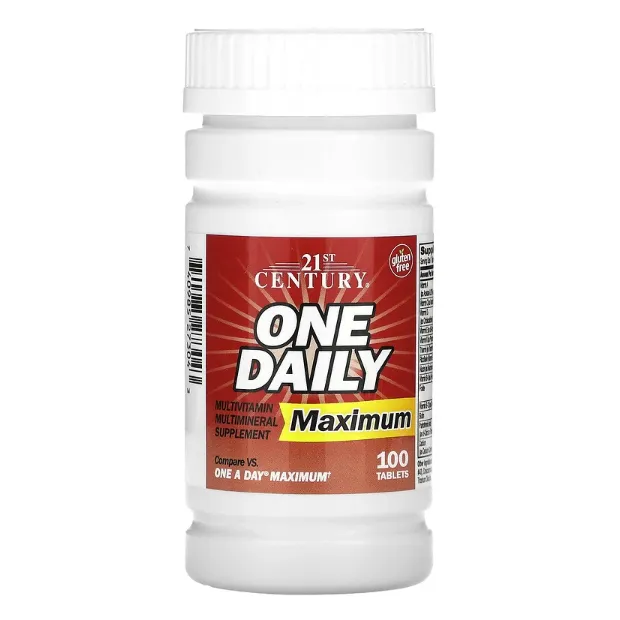 Мультивитамины One Daily Maximum 21st Century в таблетках 100 шт.