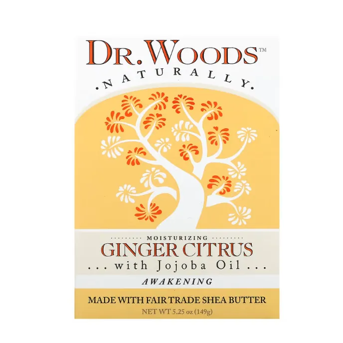 Мыло Dr. Woods имбирь и цитрус 149 г