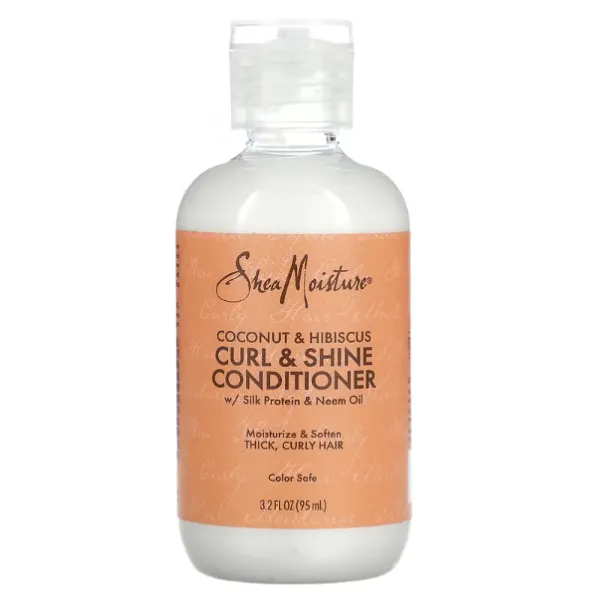 Кондиционер для кудрявых волос Shea Moisture с кокосовым маслом и цветами гибискуса 95 мл