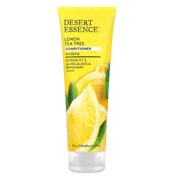 Кондиционер для ухода за жирными волосами Desert Essence с маслом чайного дерева и лимоном 237 мл
