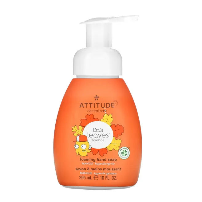 Детское мыло для рук пенящееся Attitude Little Leaves Science манго 295 мл