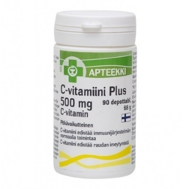 Витамин С Apteekki C-vitamiini Plus в таблетках 90 шт.