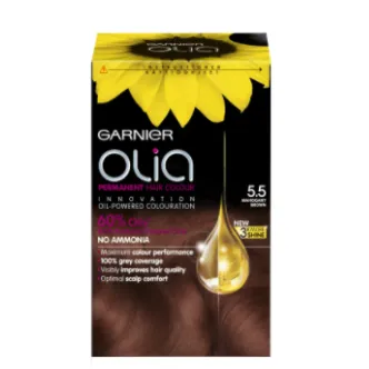 Стойкая крем-краска для волос Garnier "Olia" 5.5 Mahogany Brown