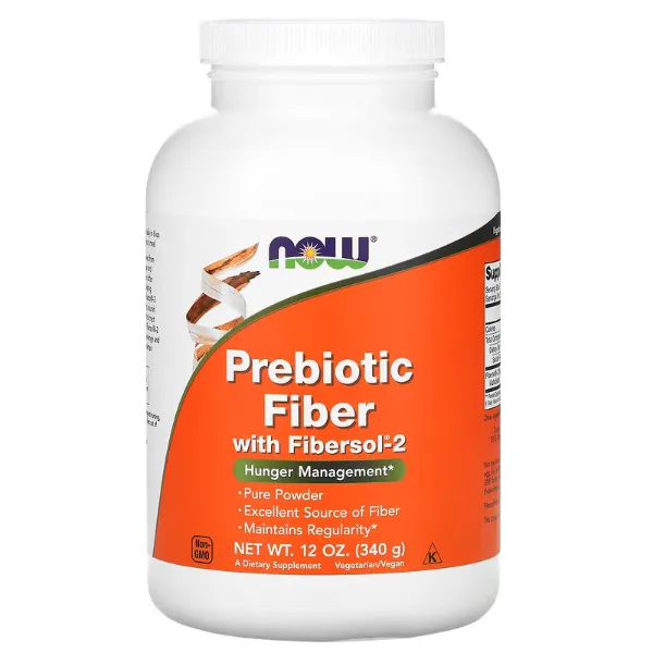 Пребиотическая клетчатка с Fibersol-2 Now Foods для улучшения пищеварения 340 г