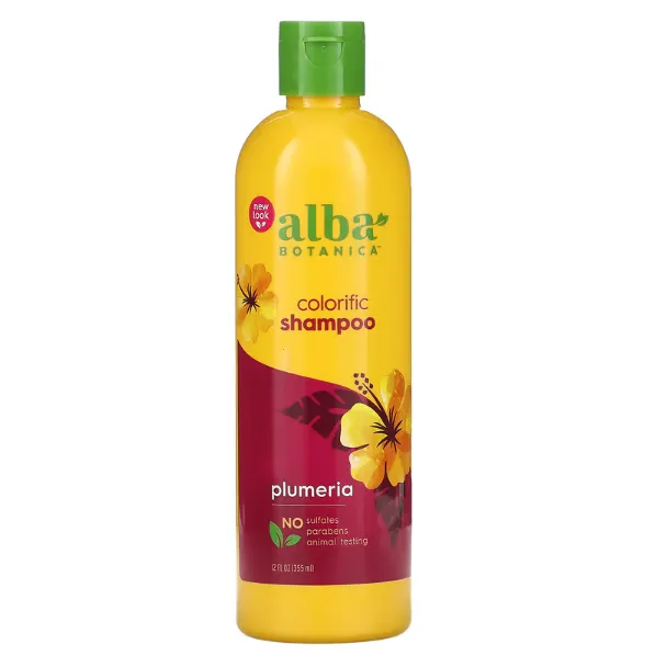 Восстанавливающий шампунь Alba Botanica Plumeria для окрашенных волос 355 мл