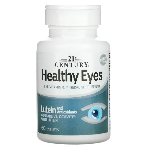 Пищевая добавка Healthy Eyes 21st Century с лютеином и антиоксидантами в таблетках 60 шт.