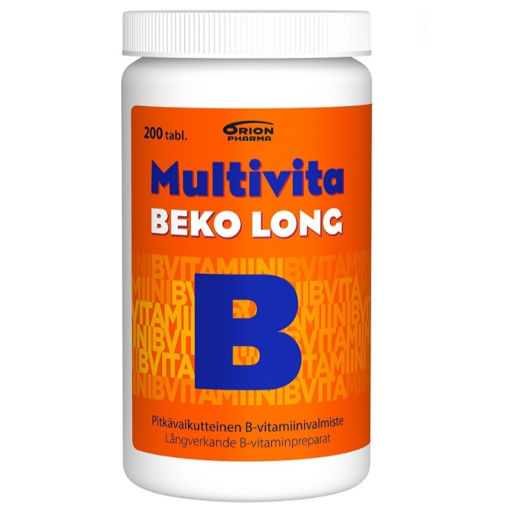 Комбинированный комплекс витаминов Multivita Beko Long в таблетках 200 шт.