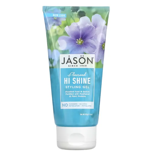 Гель для укладки волос Jason Natural Cosmetics на основе семян льна, пантенола и растительных протеинов 170 г