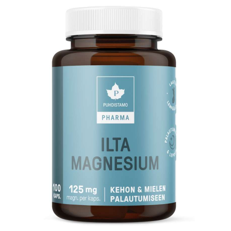 Магний Puhdistamo Pharma Ilta Magnesium в капсулах 100 шт.