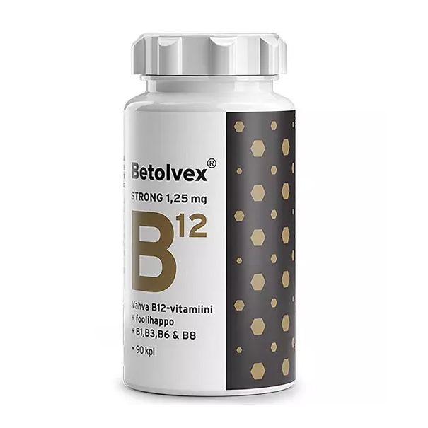 Витамины группы В с фолиевой кислотой Betolvex Strong в таблетках 90 шт.