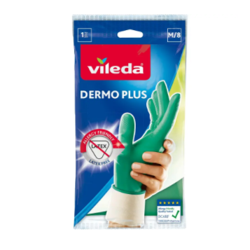 Хозяйственные перчатки Vileda Dermo Plus размер М