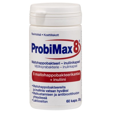HANKINTATUKKU OY ProbiMax 8 Молочнокислые бактерии, 60 капсул