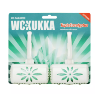 Освежающий блок для унитаза Wc Kukka эвкалипт 2 x 50г