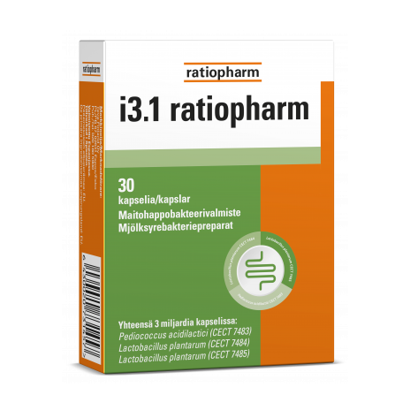 Молочно - кислые бактерии i3.1 ratiopharm в капсулах 30 шт.