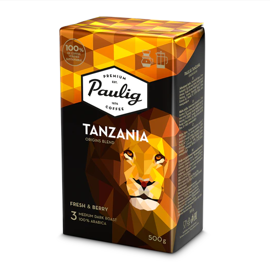 Кофе молотый Paulig Tanzania Origins Blend 500г тон/п 