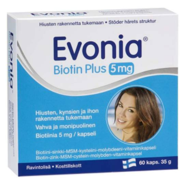 HANKINTATUKKU OY Evonia Biotin plus 60 капсул