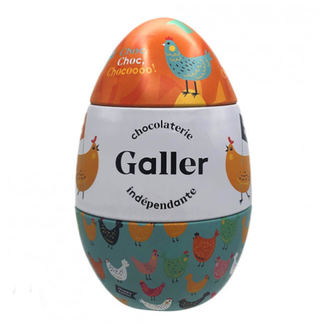 Набор шоколадных конфет Galler Metal Easter Egg 15 шт