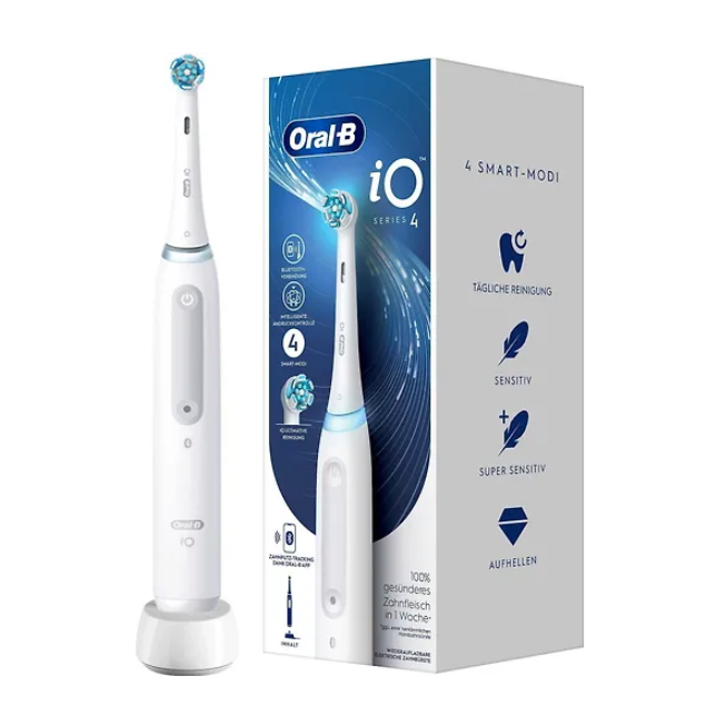 Электрическая зубная щетка Oral-B iO Series 4 белая, Oral-B iO Series 4, Oral-B