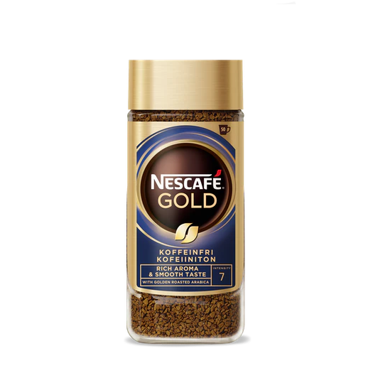 Кофе растворимый Nescafé Gold kofeiiniton 100г