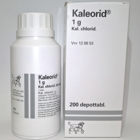 Калий Kaleorid Leo Pharma 1 г в таблетках 200 шт.