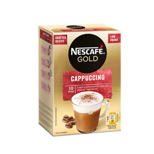 Кофе растворимый Nescafe Gold Cappuccino 10шт