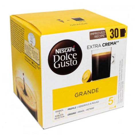 Кофе в капсулах NESCAFÉ Dolce Gusto Grande 30 шт
