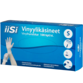 Виниловые перчатки Iisi размер S 100шт